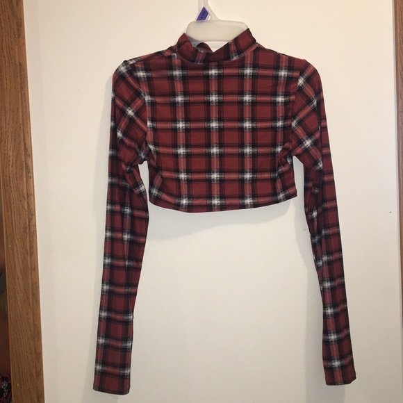 Two Piece red plaid Fashion Nova dress - Picture 3 of 4